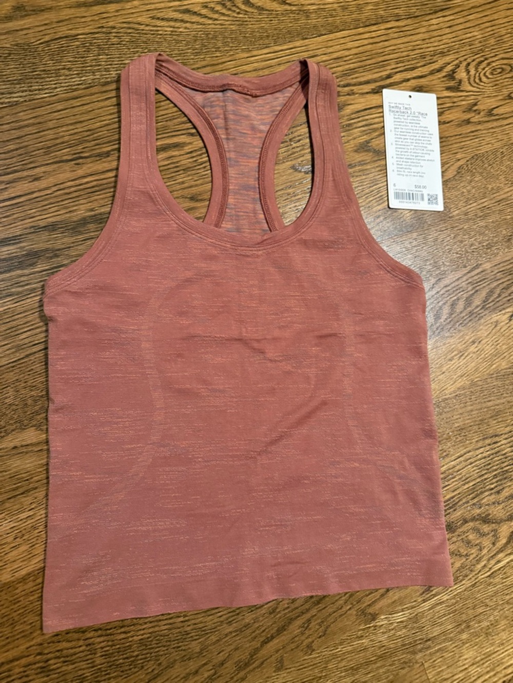 lululemon athletica Women's Racerback Tank - Copper colored